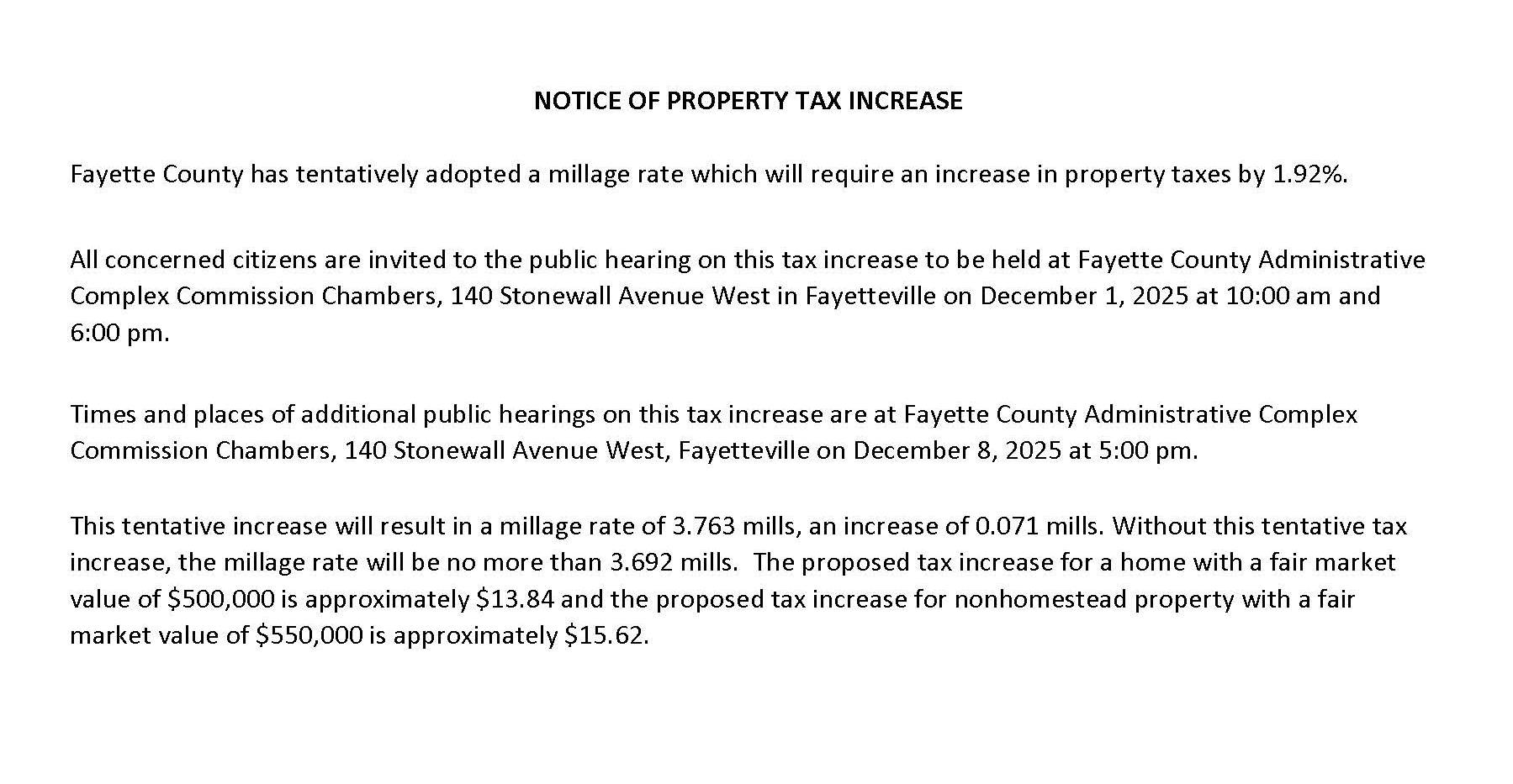 3a 2025 Notice of Tax Increase Fayette Co 12012025_12082025 - Copy